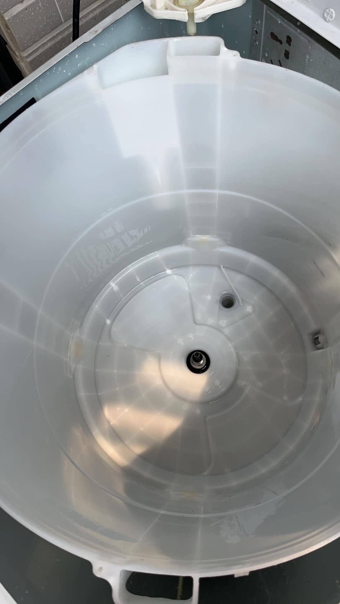 彰化直立式洗衣機拆槽清洗：洗衣槽底部清潔